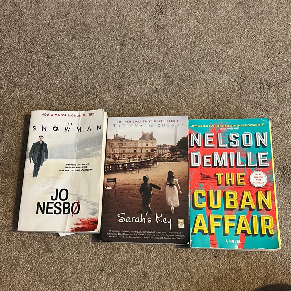 Bundle of three books